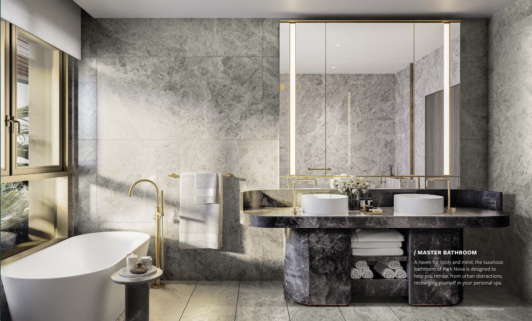 Master bathroom